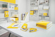 Best Value Leitz A4 Letter Tray, Yellow, WOW Range, 52263016