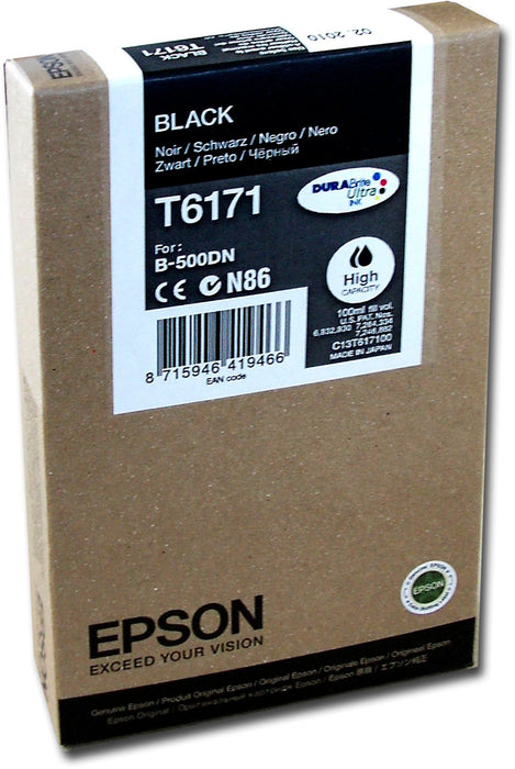 Epson T6171 Original Ink Cartridge C13T617100 Black