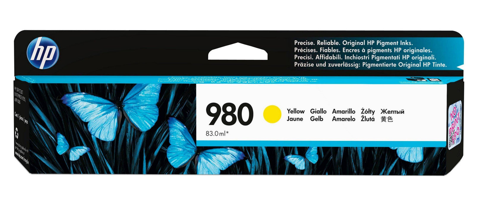 Best Value HP D8J09A 980 Original Ink Cartridge, Yellow, Pack of 1