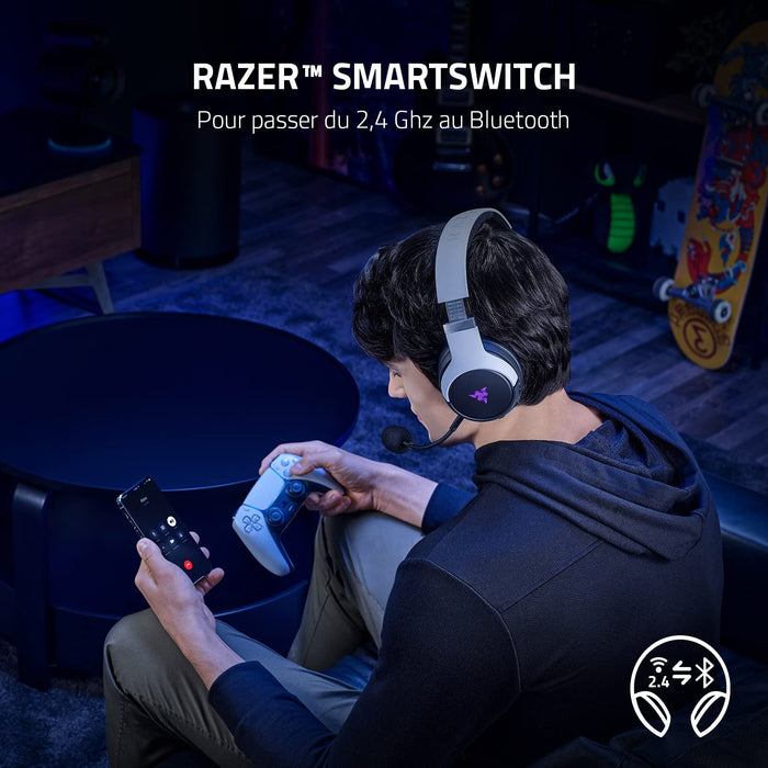 Razer Kaira White Dual Wireless PlayStation 5 Gaming Headset