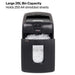 Best Value Rexel Auto+ 130X 2102559A Auto Feed 130 Sheet Cross Cut Shredder for Personal or Executive Use (Up to 2 Users), 26 Litre Removable Bin, Includes Shredder Oil Sheets, Black