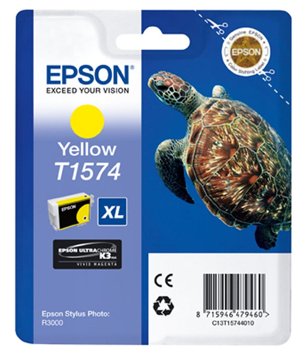 Best Value Epson T1574 Print Cartridge, Yellow, Genuine, Amazon Dash Replenishment Ready