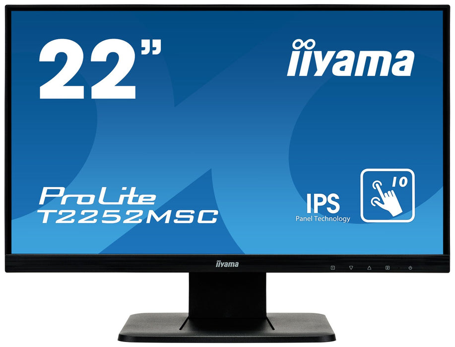 Best Value iiyama T2252MSC-B1 22" ProLite HD Multi Touch IPS LED Monitor - Black