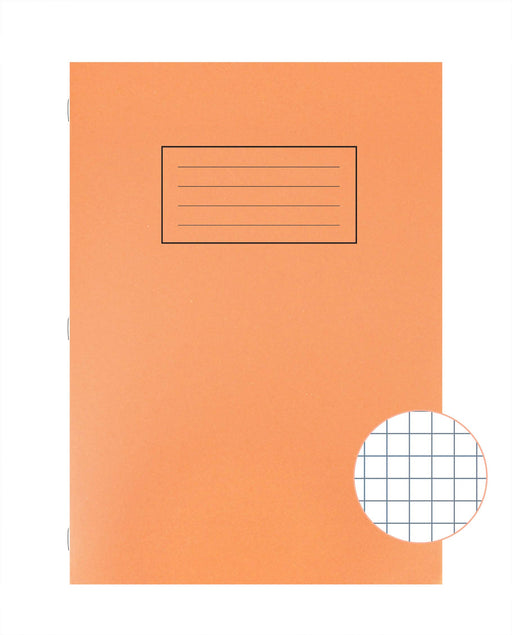 Best Value Silvine Exercise Book 5mm Squares 80 Pages A4 Orange EX113 [Pack of 10]