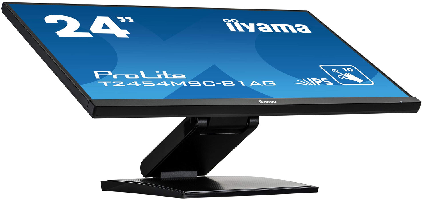 Best Value iiyama T2454MSC-B1AG 24" ProLite Multi Touch Screen IPS Anti-Glare LED Monitor - Black