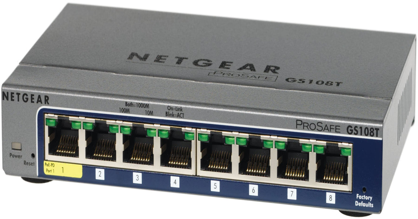 ProSAFE 8-Port Gigabit Smart Switch