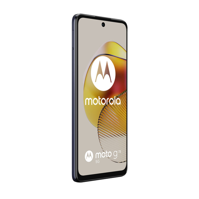 Motorola Moto G73 5G - 5G smartphone - dual-SIM - RAM 8 GB / Internal Memory 256 GB - microSD slot - LCD display - 6.5" - 2400 x 1080 pixels (120 Hz) - 2x rear cameras 50 MP, 8 MP - front camera 16 MP - midnight blue