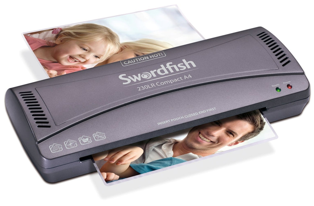 Swordfish 230LR 35 x 14.5 x 6.2 cm A4 Laminator 300 mm/min. 3 min warm-up period