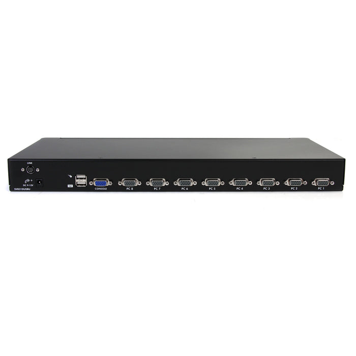 8 Port 1U Rack Mount USB Kvm Switch Osd