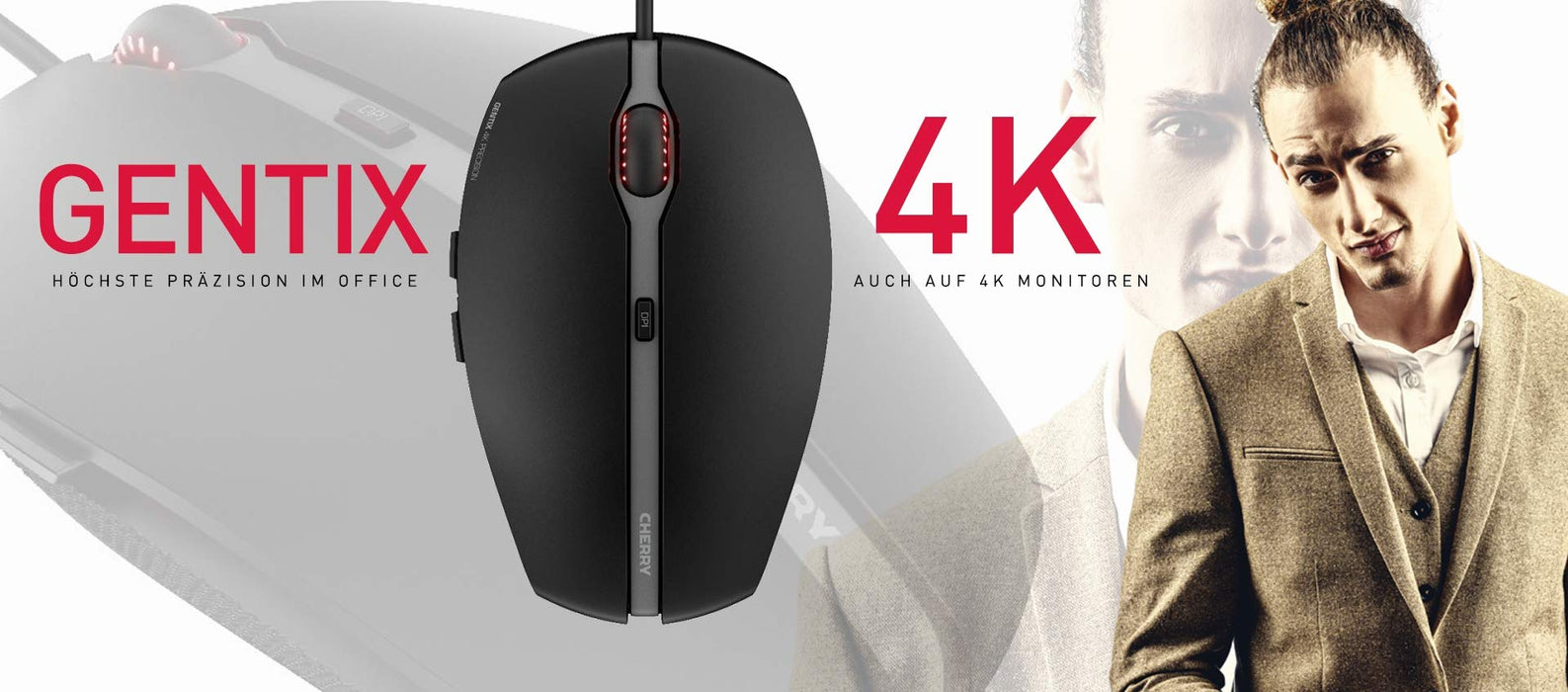 Best Value Cherry Gentix 4K Mouse Black