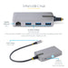 StarTech.com 3-Port USB-C Hub with Ethernet - 3x USB-A Ports Gigabit Ethernet RJ45