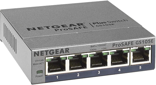 Netgear Prosafe Unmanaged 5 Port Gigabit Plus Switch