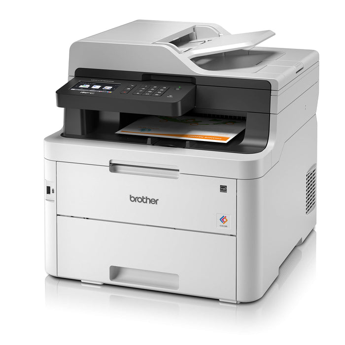 Best Value Brother MFC-L3750CDW Colour Laser Printer, Wireless and PC Connected, Print, Copy, Scan, Fax and 2 Sided Printing, A4