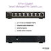 Best Value NETGEAR 8-Port Gigabit Ethernet Smart Managed Pro Switch (GS308T) - Desktop, Fanless Housing for Quiet Operation, S350 Series