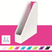 Best Value Leitz Magazine File, A4, WOW Range, Dual Colour (White/Metallic Pink),53621023