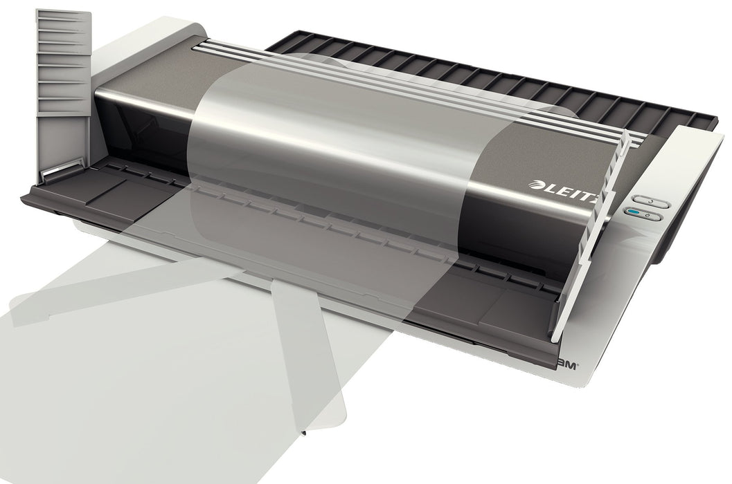 Best Value Leitz Touch Turbo 2 Laminator A3, Smart Sensor Technology, Ideal for Large Offices, Glossy White/Anthracite, iLAM Range, 75201000