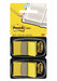 Best Value Post-it 680-Y2EU Index Flags - Dual Pack 25mm - Yellow (50 Flags x 2)