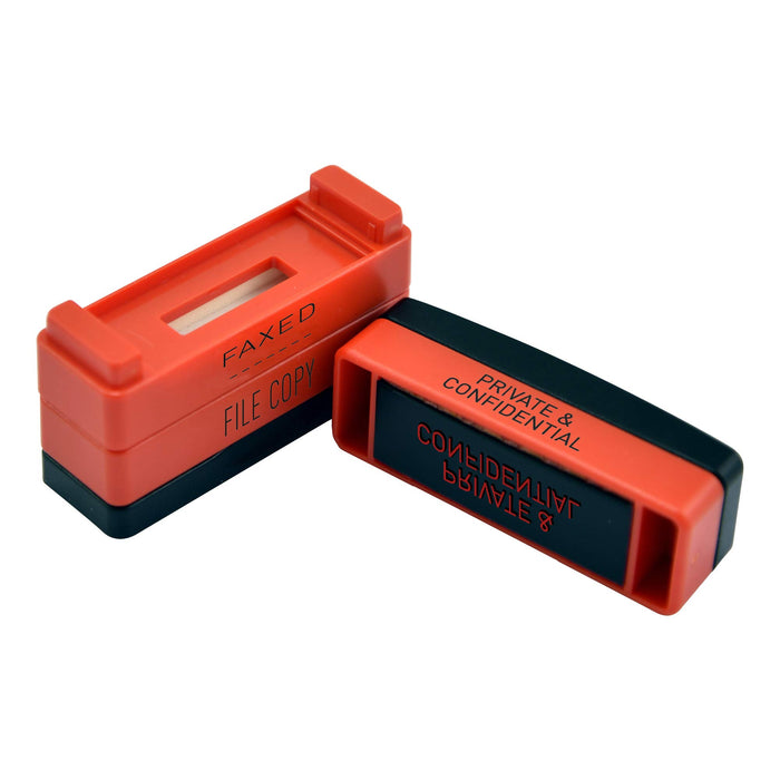 Trodat Self-Inking Stamp Stack 46 x 21mm Black, Red