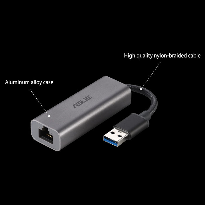 ASUS USB-C2500 - Network adapter - USB 3.2 Gen 1 - 2.5GBase-T x 1