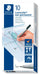 Best Value Staedtler Lumocolor Pen Non-permanent Pen 316-9 Fine 0.6mm Line - Black (Pack of 10)