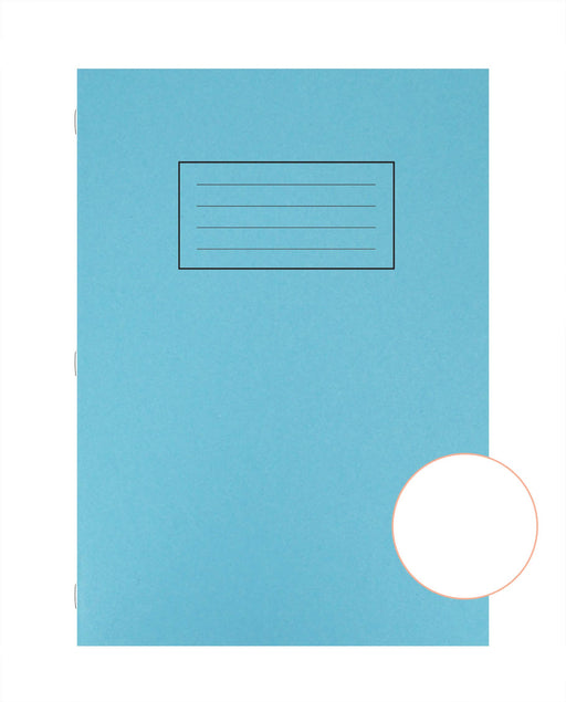 Best Value Silvine Exercise Book Plain 75gsm 80 Pages A4 Blue Ref EX114 [Pack of 10]