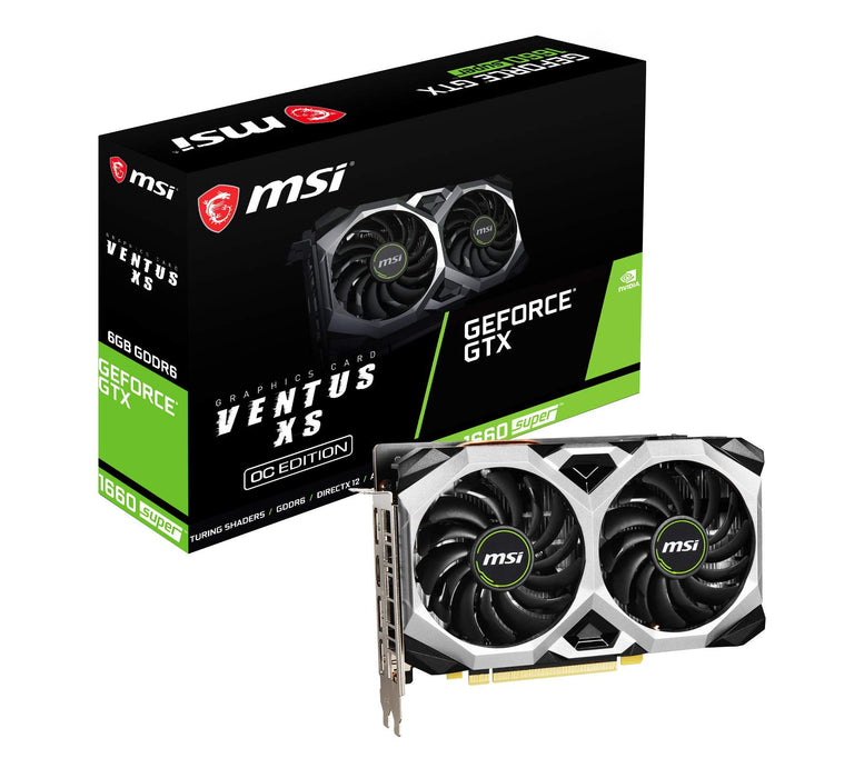 MSI NVIDIA GeForce GTX1660 SUPER VENTUS XS OC 6GB Graphics Card