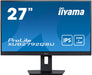 iiyama ProLite XUB2792QSU-B5 - LED monitor - 27" - 2560 x 1440 WQHD @ 75 Hz - IPS - 350 cd/m² - 1000:1 - 5 ms - HDMI, DVI, DisplayPort - speakers - matte black