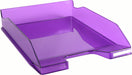 Best Value Exacompta Linicolor Letter Tray Combo Midi - Purple Transparent Glossy