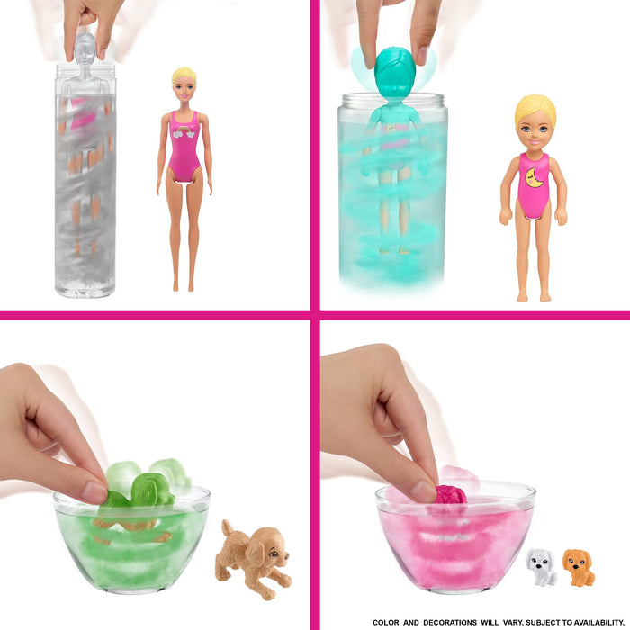 Barbie Colour Reveal Slumber Party Fun Set //GRK14