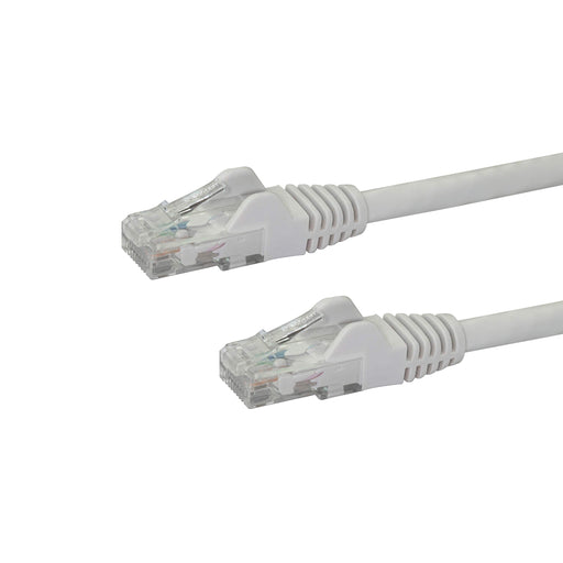 Best Value StarTech.com N6PATC2MWH Cat6 Patch Cable with Snagless RJ45 Connectors - 2m, White