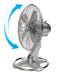 Best Value Honeywell HT-216E Oscillating Table Fan - 12 inch, Chrome