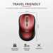 Trust Yvi 1600 DPI Wireless Optical Mouse Red