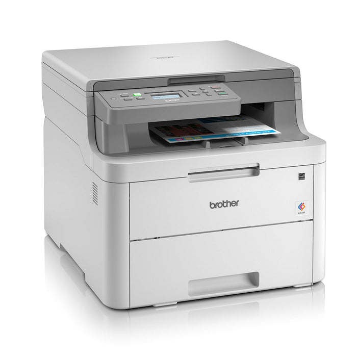 Best Value Brother DCP-L3510CDW Colour Laser Printer, Wireless and PC Connected, Print, Copy, Scan and 2 Sided Printing, A4