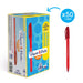 Best Value Paper Mate InkJoy 100 CAP Ball Pen with 1.0 mm Medium Tip - Red, Pack of 50