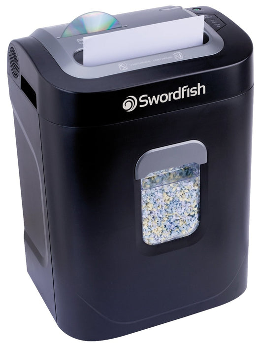 Best Value Swordfish 1200XXCD 12 Sheet Micro Cut High Security Paper/Document Shredder ref: 40237