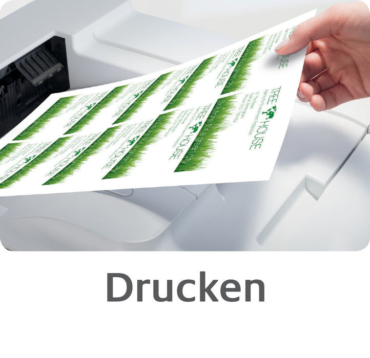 AVERY Zweckform Business Cards 260 gsm White Pack of 25 Sheets of 8 Cards