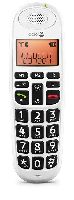 Best Value Doro PhoneEasy 100W DECT Cordless Phone with Amplified Sound and Big Buttons (Single Set)