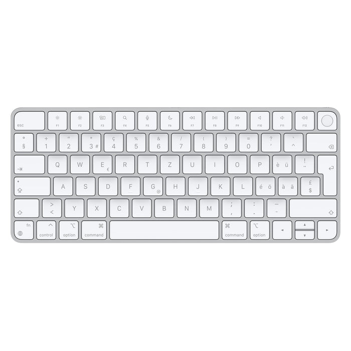 Apple Magic Keyboard with Touch ID - Keyboard - Bluetooth, USB-C - QWERTZ - Swiss - for iMac (Early 2021), Mac mini (Late 2020), MacBook Air (Late 2020), MacBook Pro