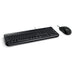 Best Value Microsoft Wired Desktop 600 Keyboard and Mouse Set, UK Layout - Black