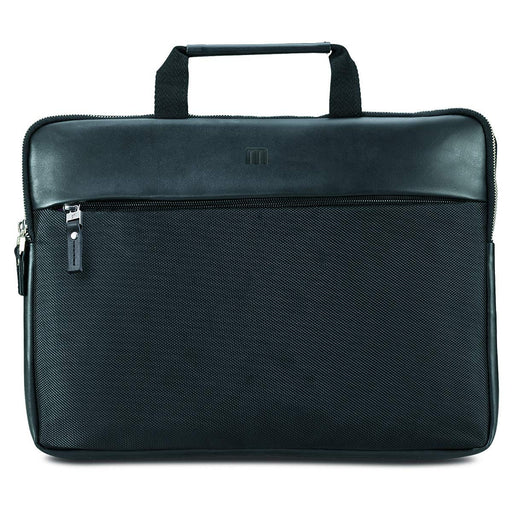 Mobilis 11 to 14 Inch Vintage Compact Briefcase Notebook Case Black