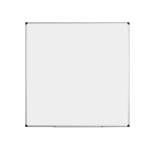 Best Value Bi-Office Whiteboard Maya, Enamel Surface, Aluminium Frame, 120 x 120 cm