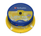 Best Value Verbatim 43489 4.7GB 4x Matt Silver DVD+RW - 25 Pack Spindle