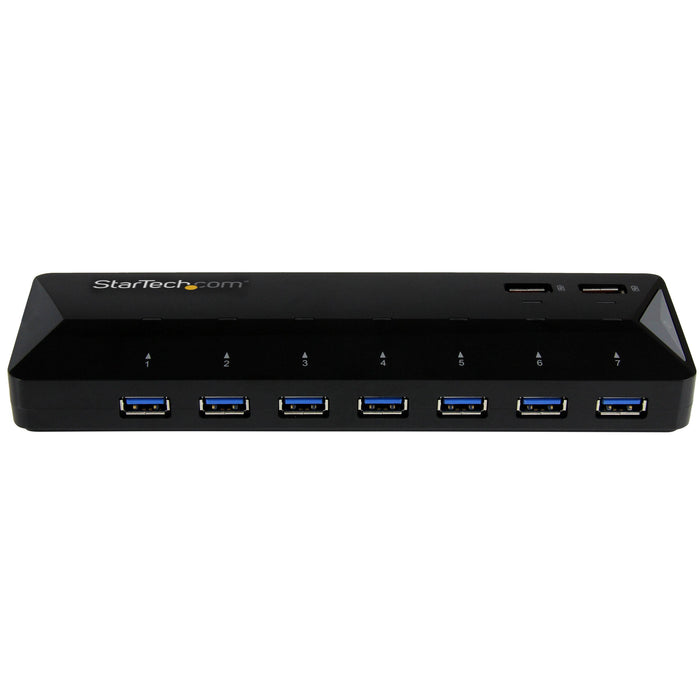 Best Value StarTech.com 9 Port USB 3.0 Hub - 7 x USB-A, 2 x USB-A Fast Charge Ports - Multi Port Powered USB Charging Station (ST93007U2C)