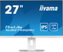 iiyama ProLite XUB2792QSU-W5 - LED monitor - 27" - 2560 x 1440 WQHD @ 75 Hz - IPS - 350 cd/m² - 1000:1 - 5 ms - HDMI, DVI, DisplayPort - speakers - matt white