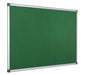 Best Value Bi-Office Notice Board Maya, Green Felt, Aluminium Frame, 120 x 90 cm