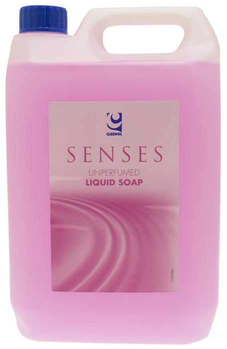 Best Value Cleenol 072732X5 Senses Pink Unperfumed Liquid Soap 5 L