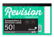 Best Value Silvine Luxpad 6x4" Gluebound Revision & Presentation Cards - White. 50 Cards Per Pad, Lined with Headline.