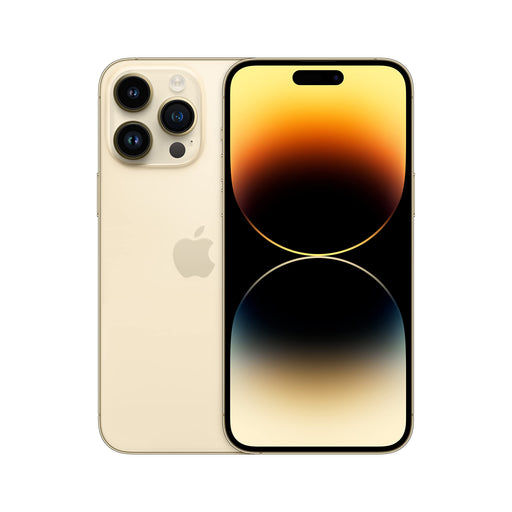 Apple iPhone 14 Pro Max - 5G smartphone - dual-SIM / Internal Memory 512 GB - OLED display - 6.7" - 2796 x 1290 pixels (120 Hz) - 3x rear cameras 48 MP, 12 MP, 12 MP - front camera 12 MP - gold