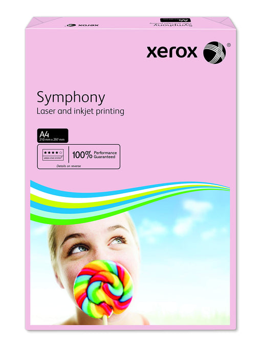 Best Value Xerox 80gsm A4 Pastel Tints Pink Ream Symphony Paper