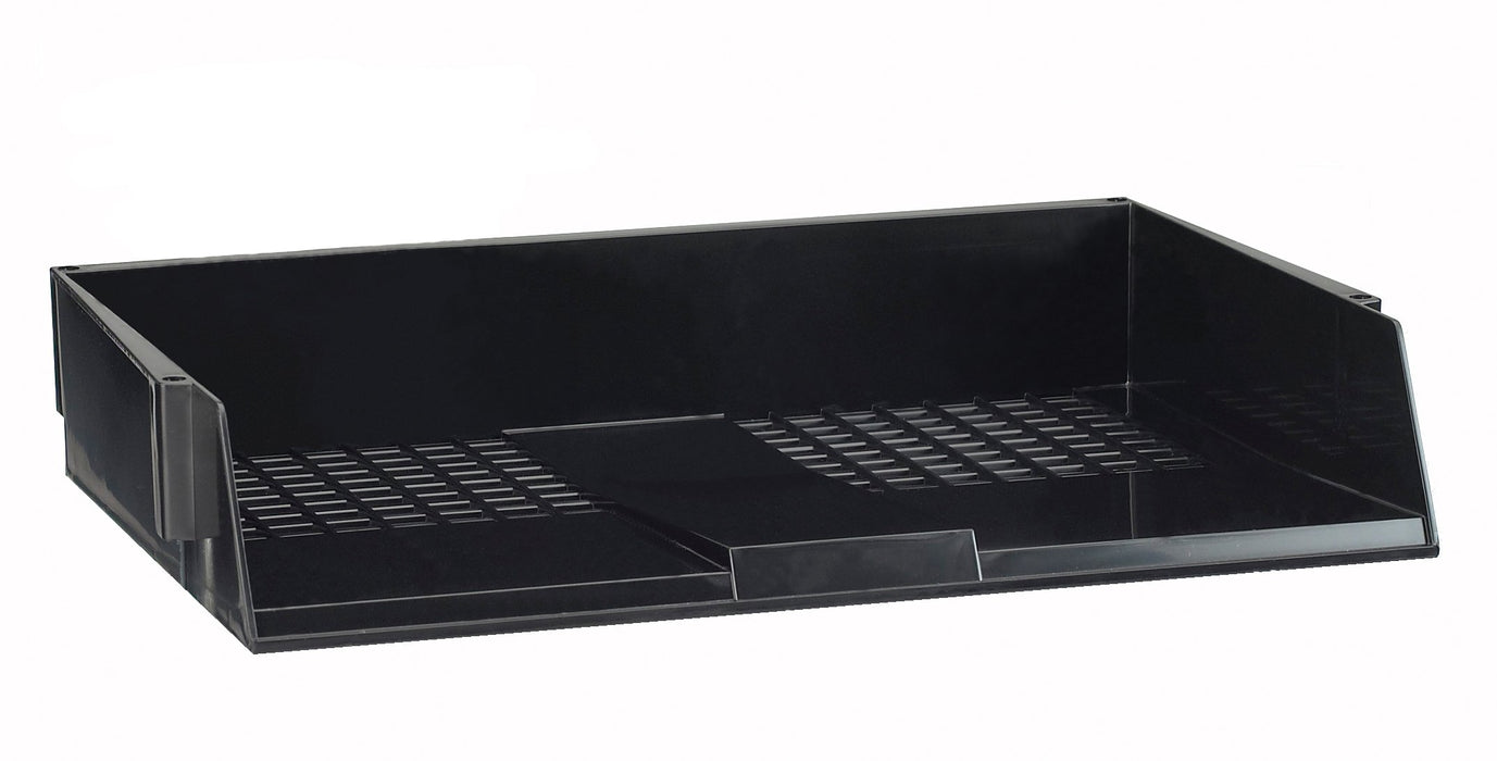 Best Value Avery W44BLK Original Single Wide Entry Letter Tray/Intray, 367 x 63 x 254 mm - Black